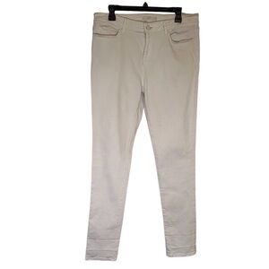 Uniqlo Stylish Cream Skinny Jeans